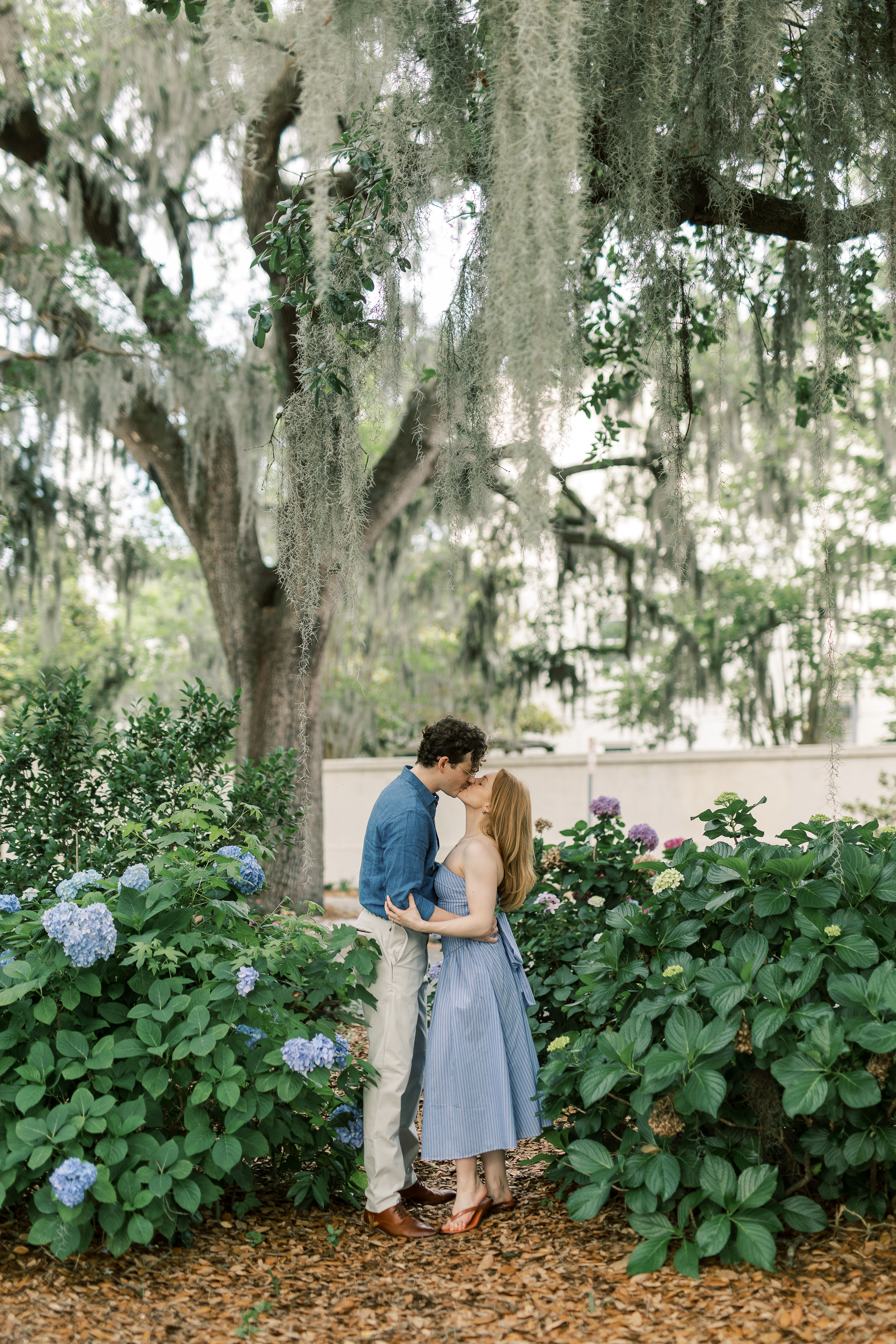 Morgan and Brendan in a refined engagement portrait