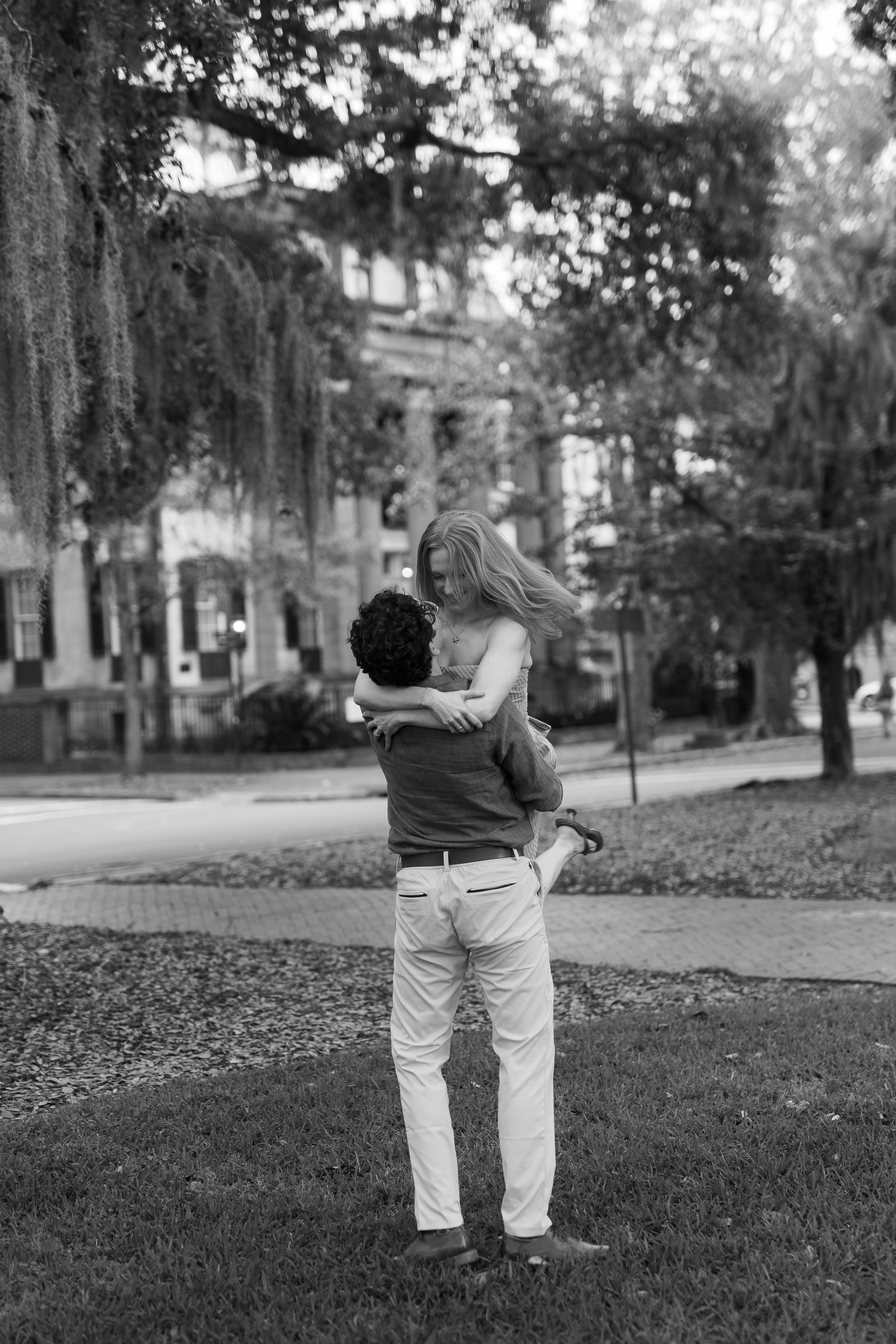 Morgan and Brendan photographed in a romantic editorial style